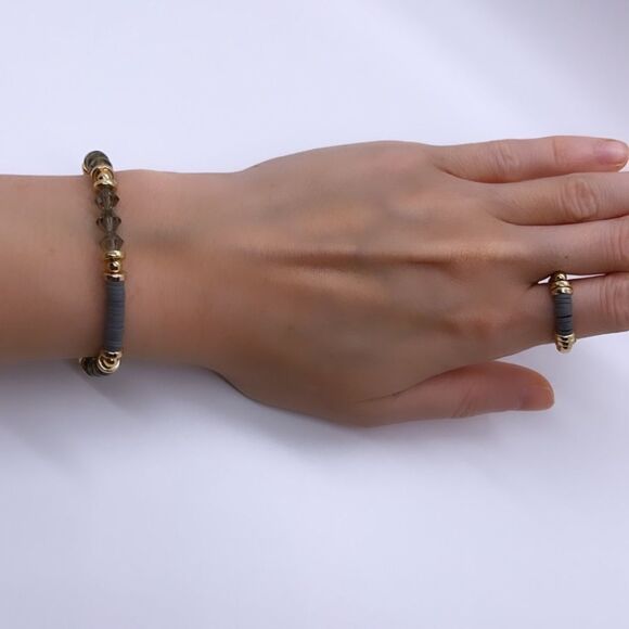 NWT Wool + Pepper Co. Swarovski Matching Set - Picture 5 of 5